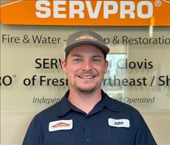 John Davis, team member at SERVPRO of Clovis, Fresno Northeast, Shaver Lake
