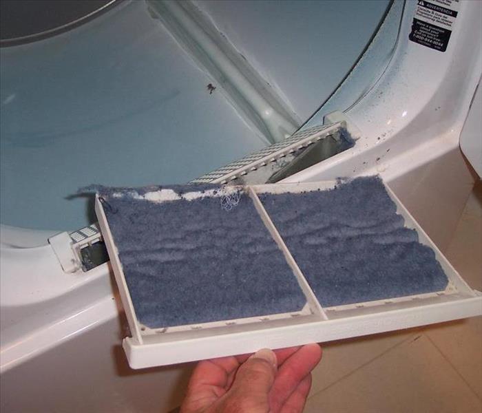 cleaning a dryer lint trap